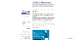 Desktop Screenshot of devilexcrement.com