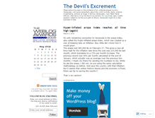 Tablet Screenshot of devilexcrement.com